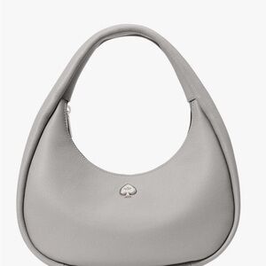 Kate Spade Chic Gray Leather Shoulder Bag